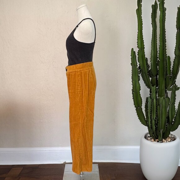 Perfect Fall Pants ZARA Golden Yellow Corduroy Crop (Super Soft!) - Picture 8 of 13
